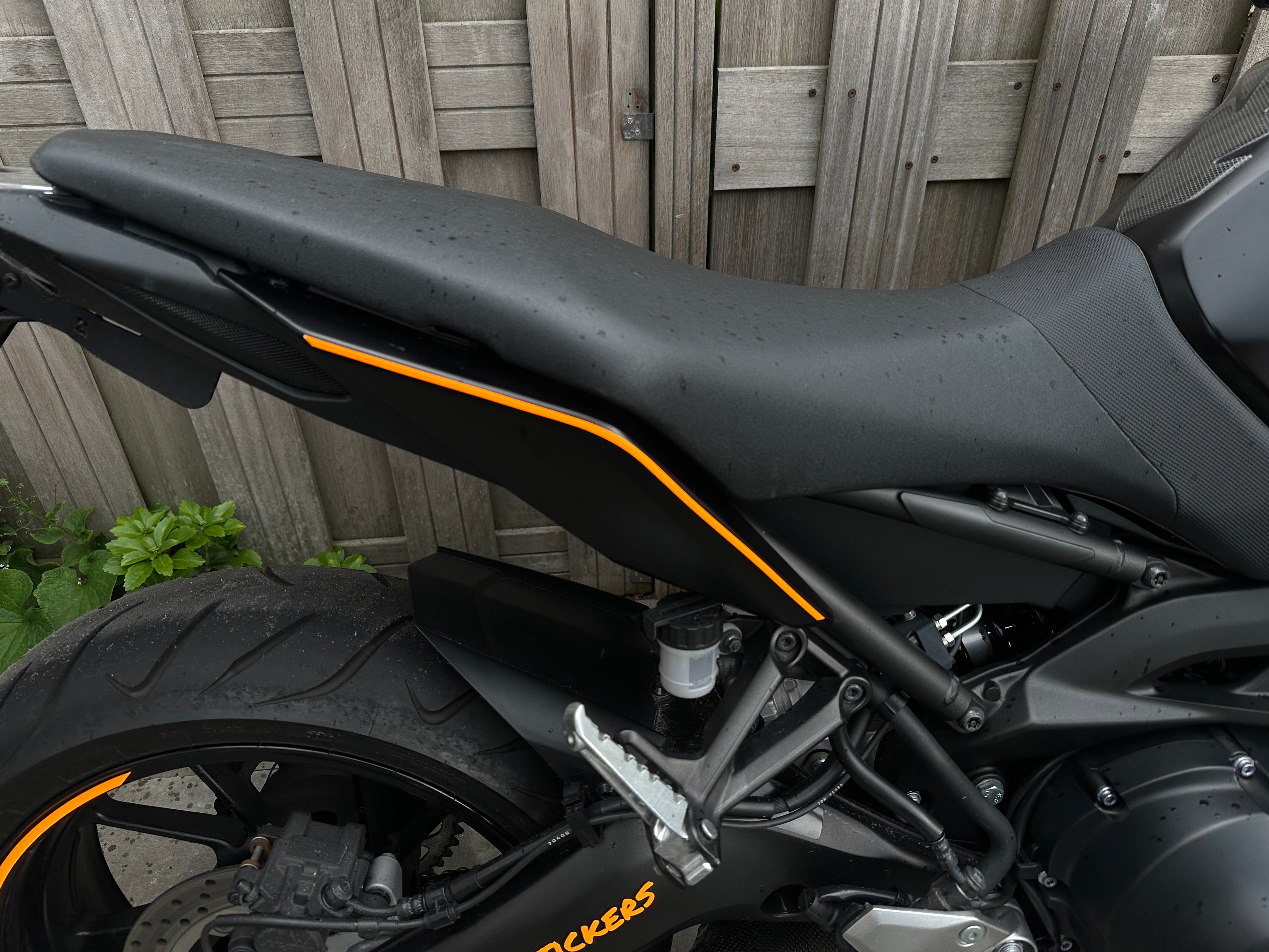 Yamaha MT09 Rear Seat Fender Sticker 1.0
