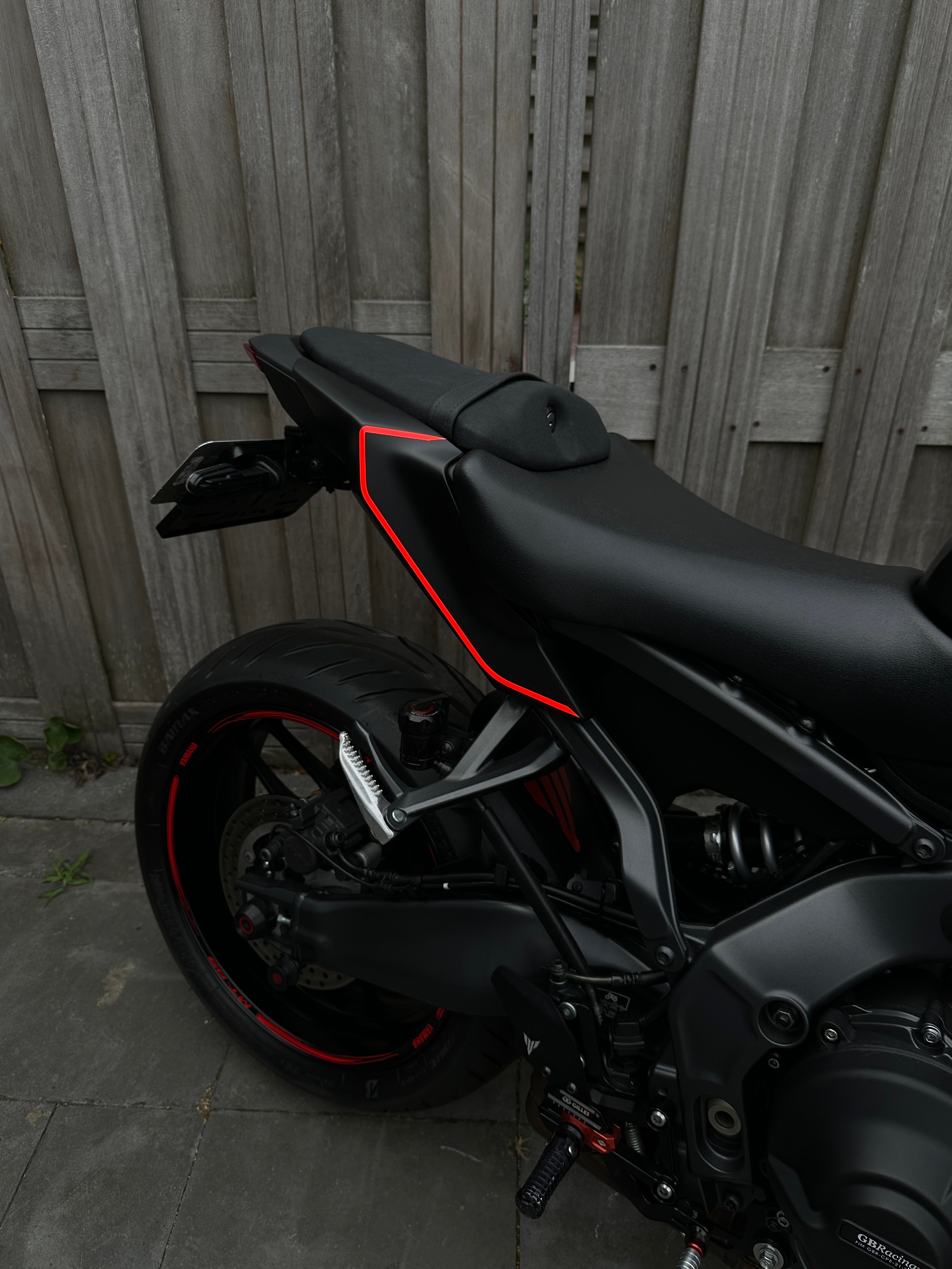 Yamaha MT09 Rear Seat Fender Sticker 1.0 (2024-2025)