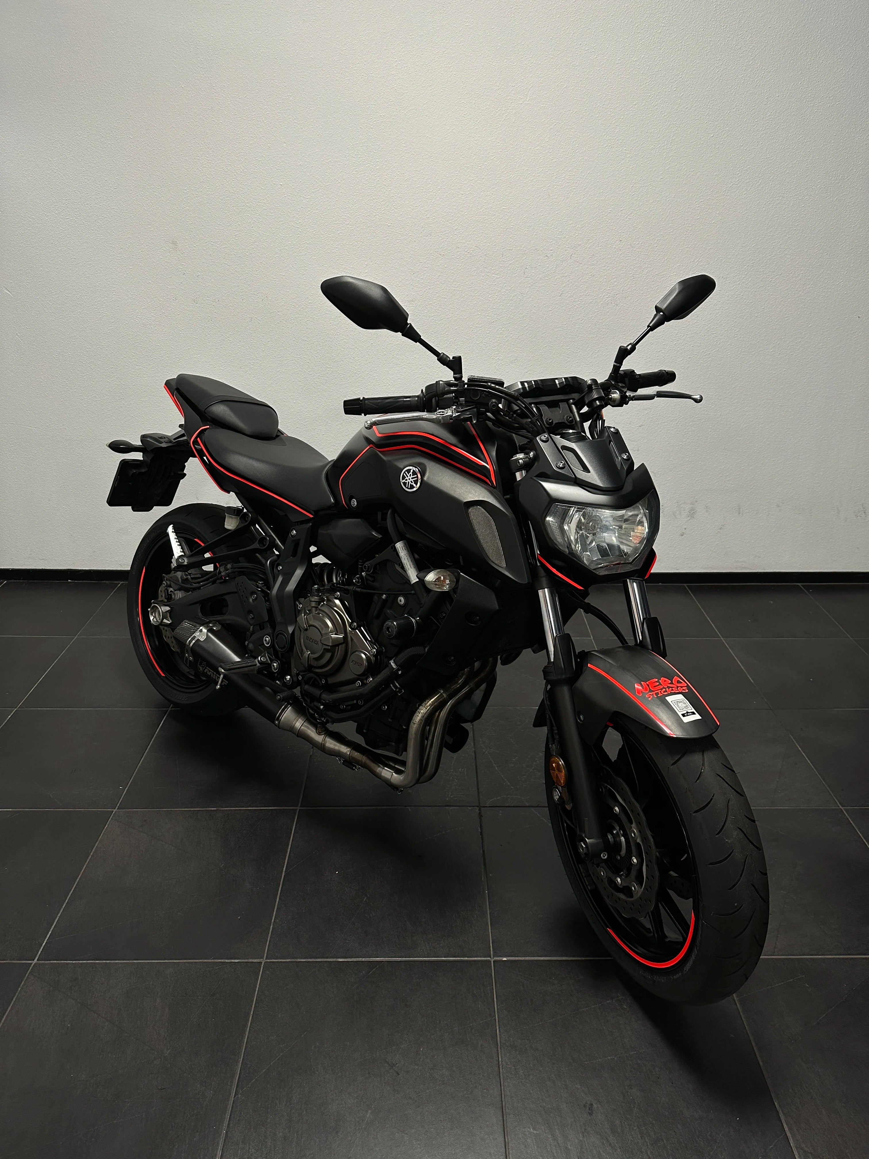 Yamaha MT07 Nero Sticker Set (2018-2020)