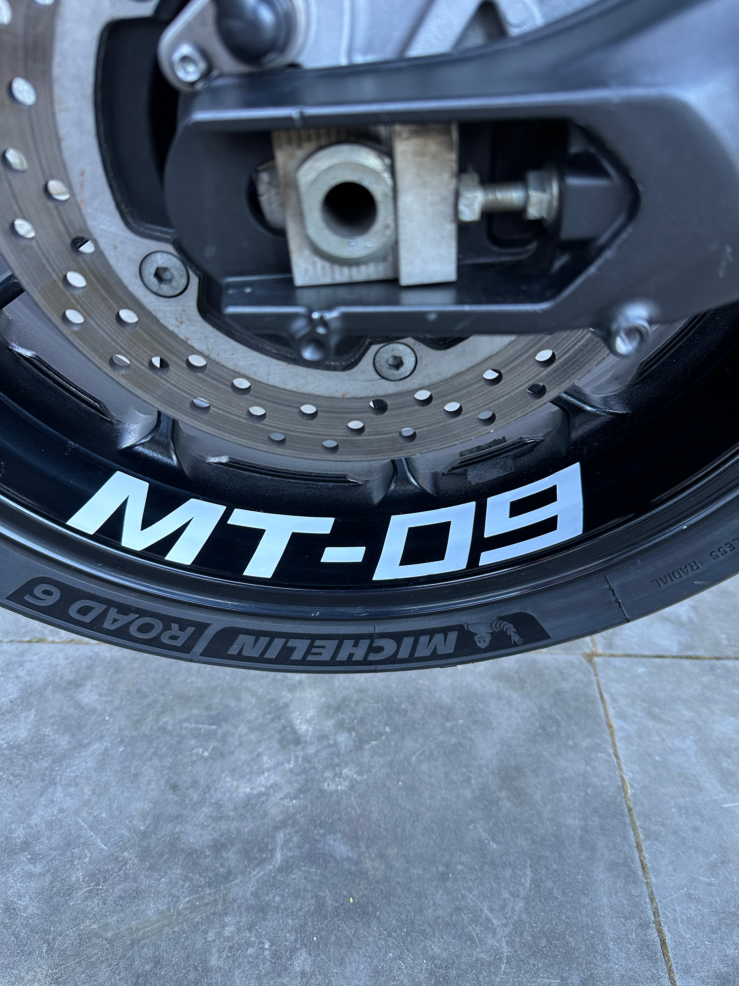 Yamaha MT-09 Wheel Stickers