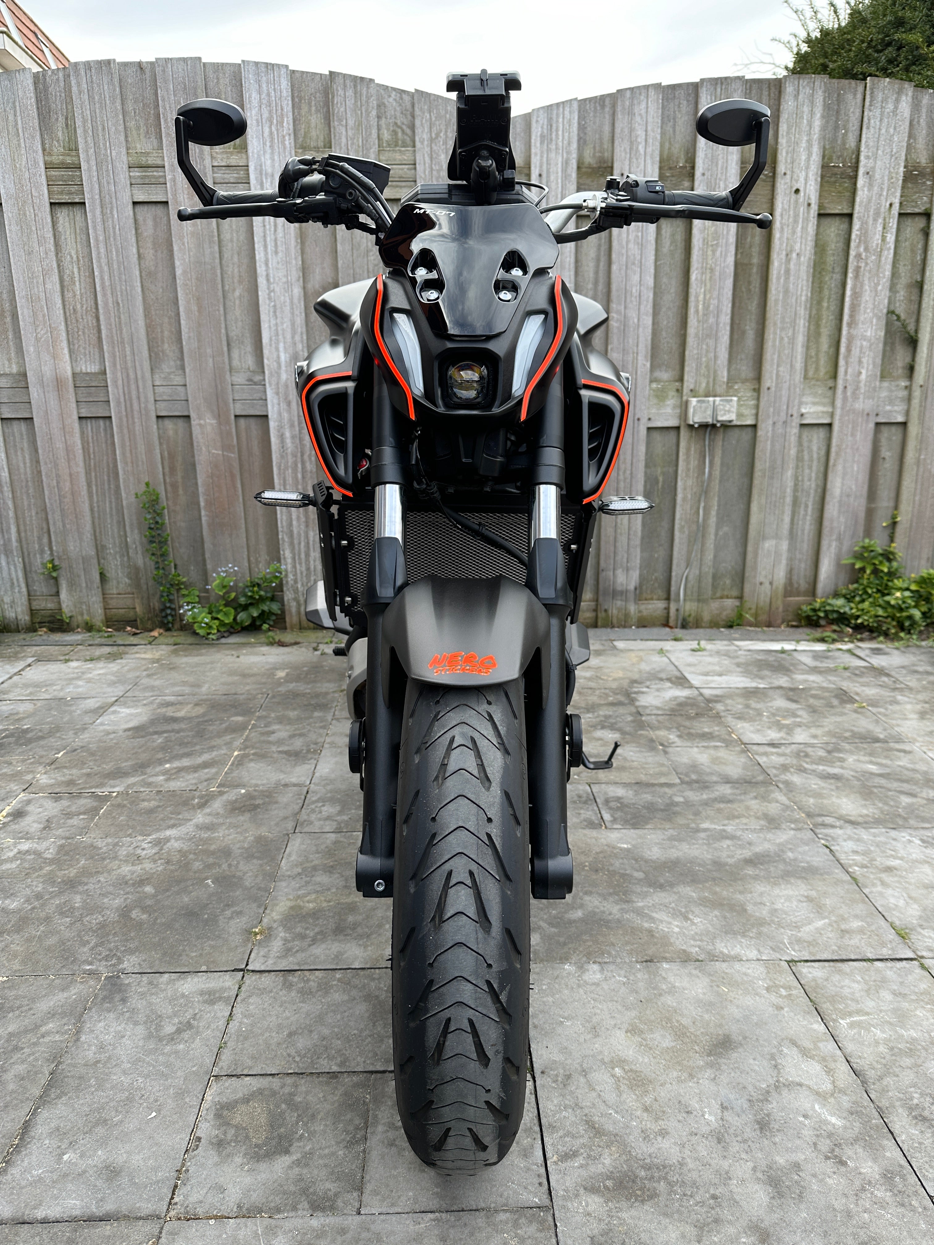 Yamaha MT07 Air Scoop & Headlight Stickerset (2021-2024)