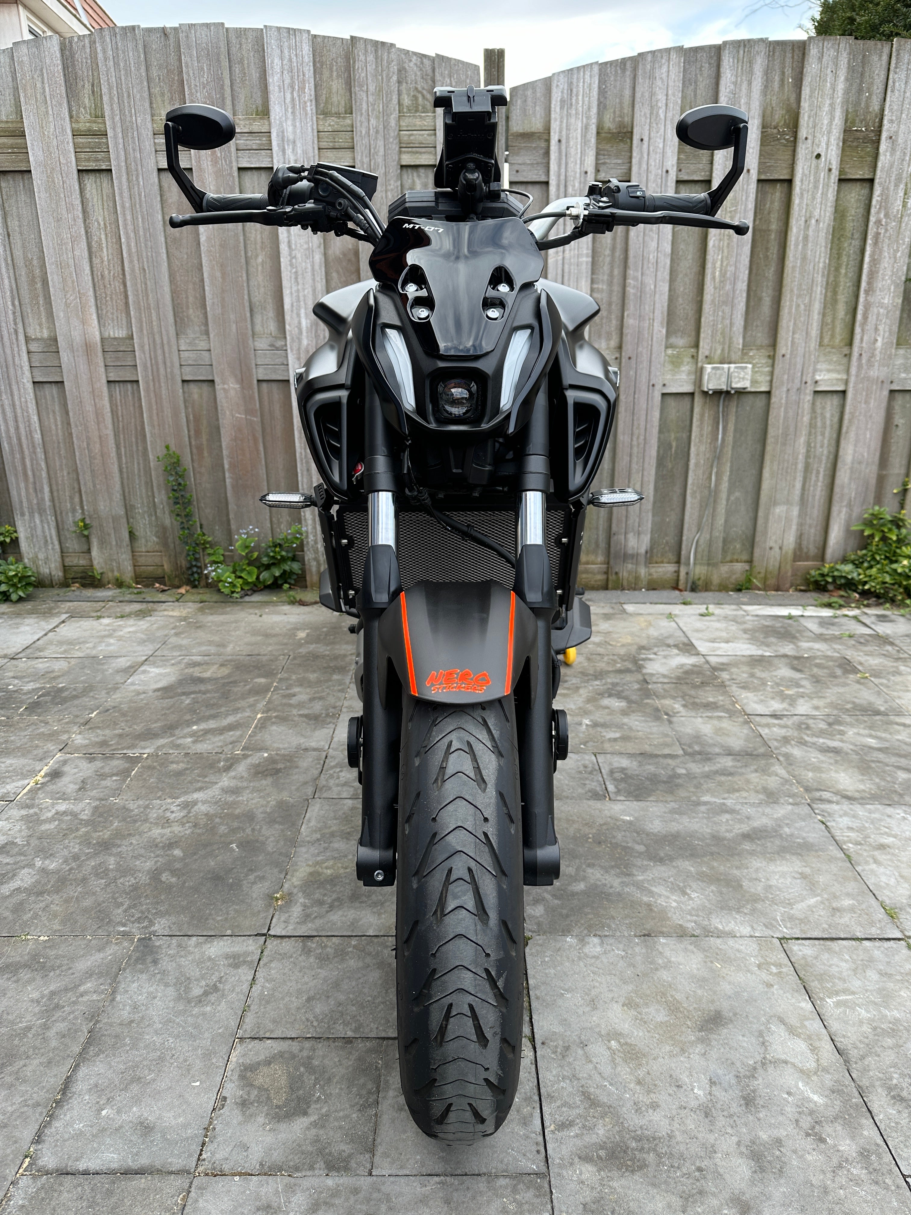 Yamaha MT07 Front Fender Sticker