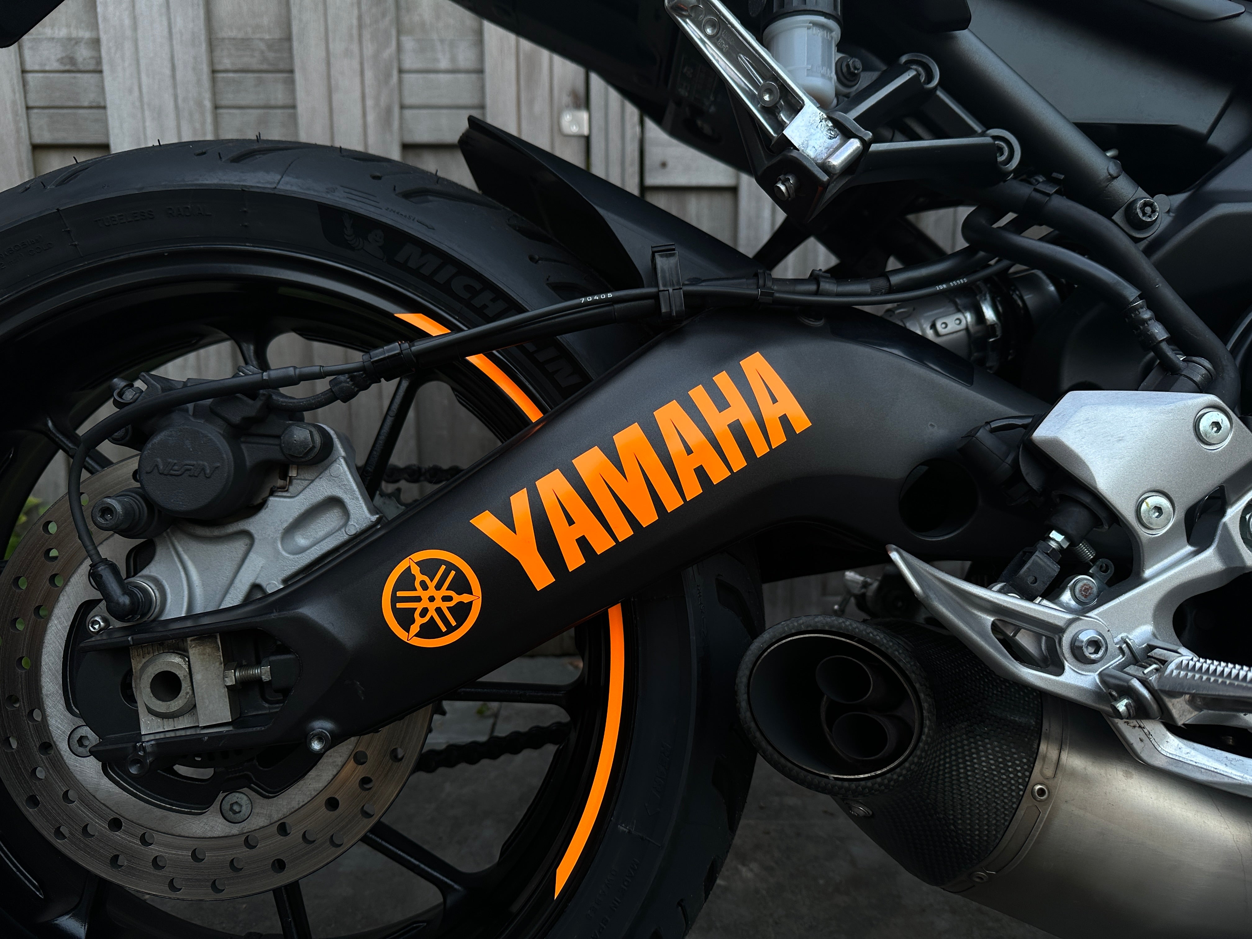 Yamaha Sticker (Logo + Yamaha Text) – Nero Stickers