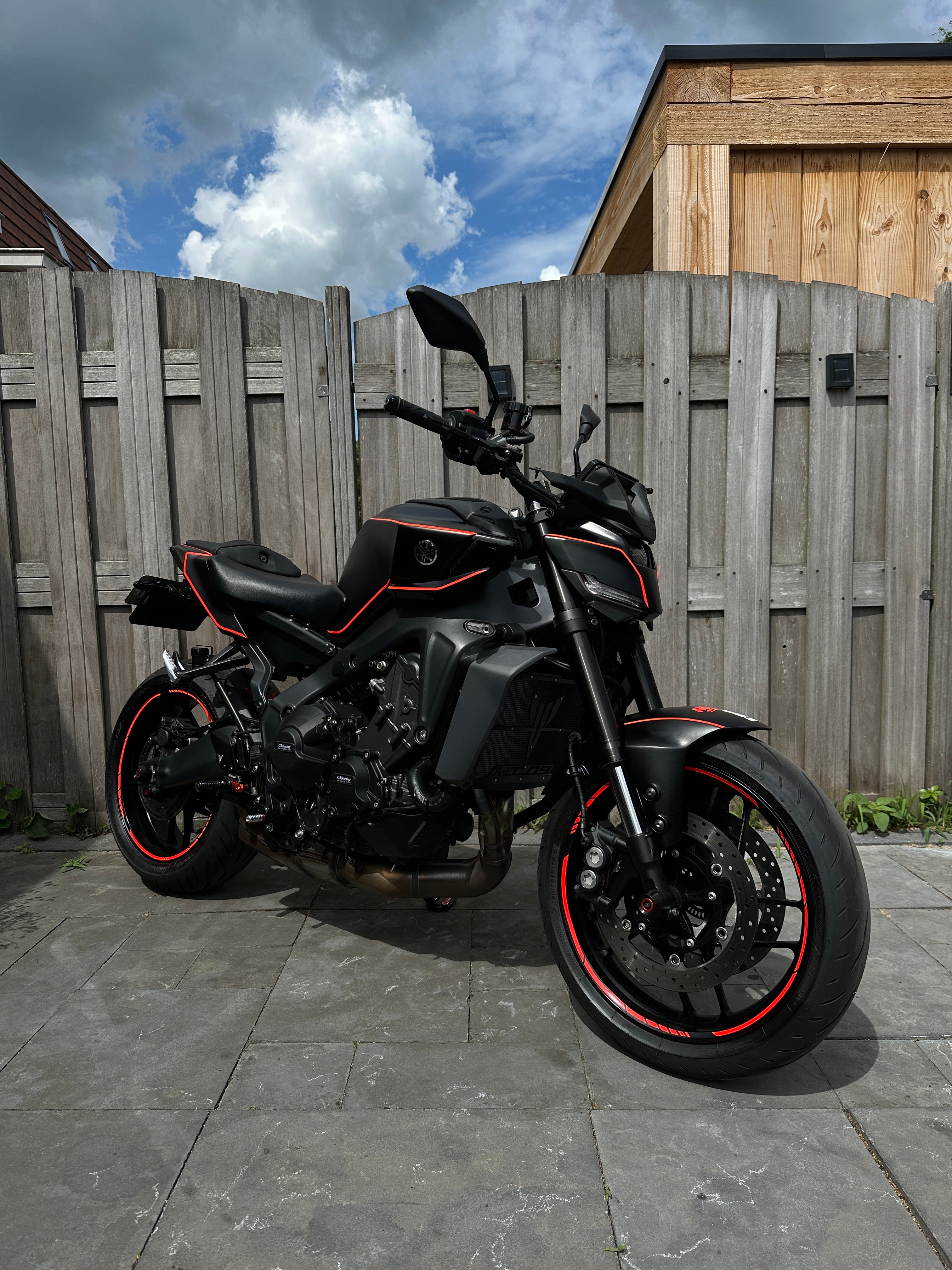 Yamaha MT09 Nero Sticker Set (2024-2025)