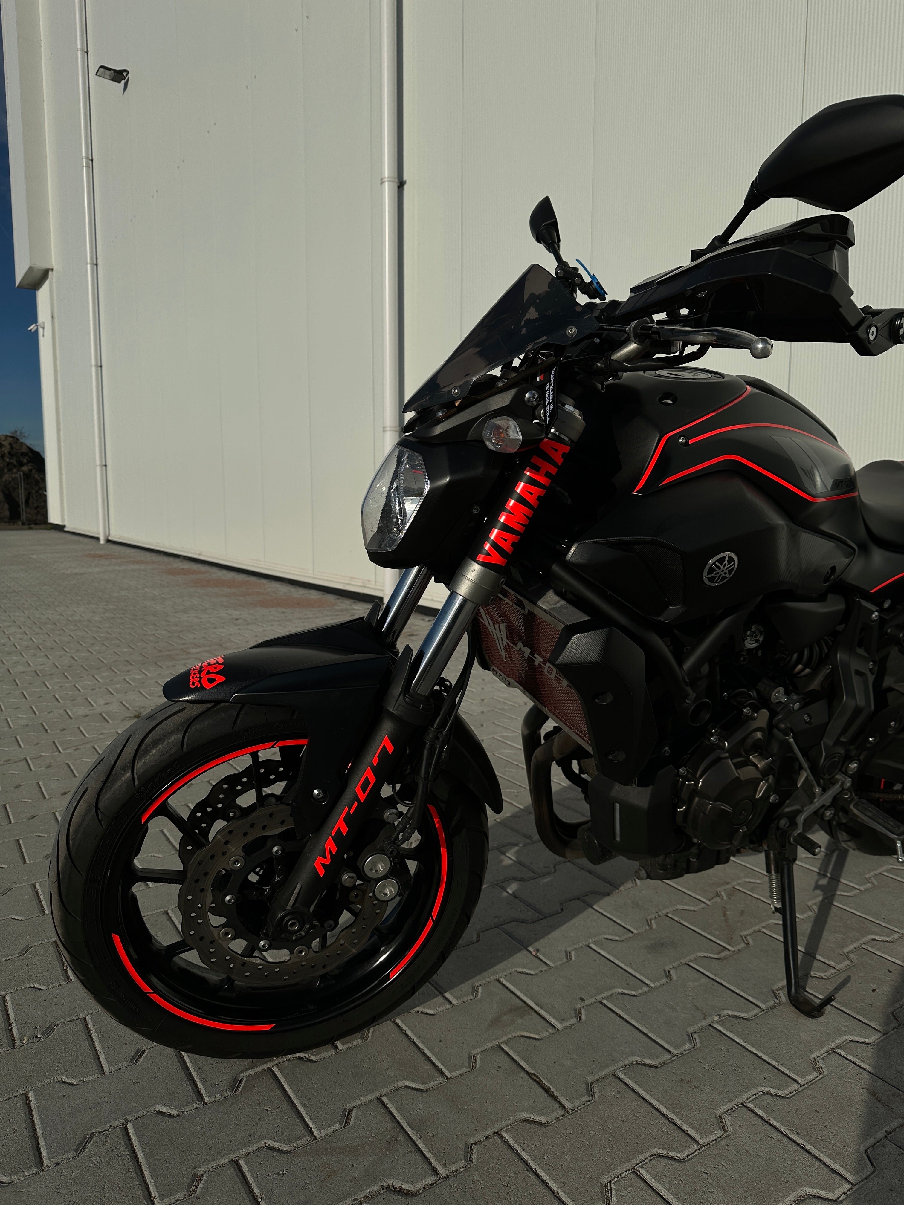 Yamaha MT07 Front Fork Sticker Bundle