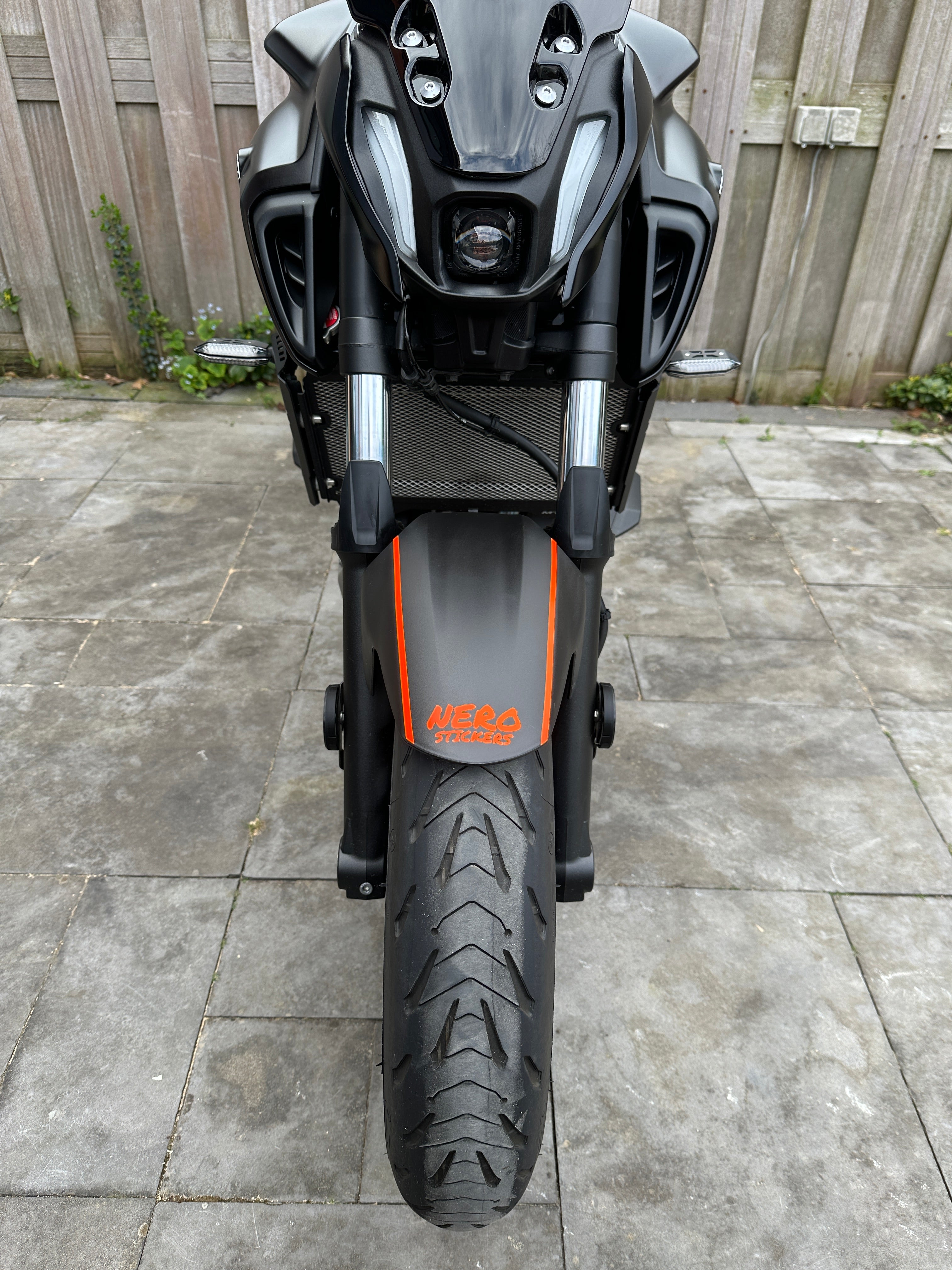 Yamaha MT07 Front Wheel Fender Sticker