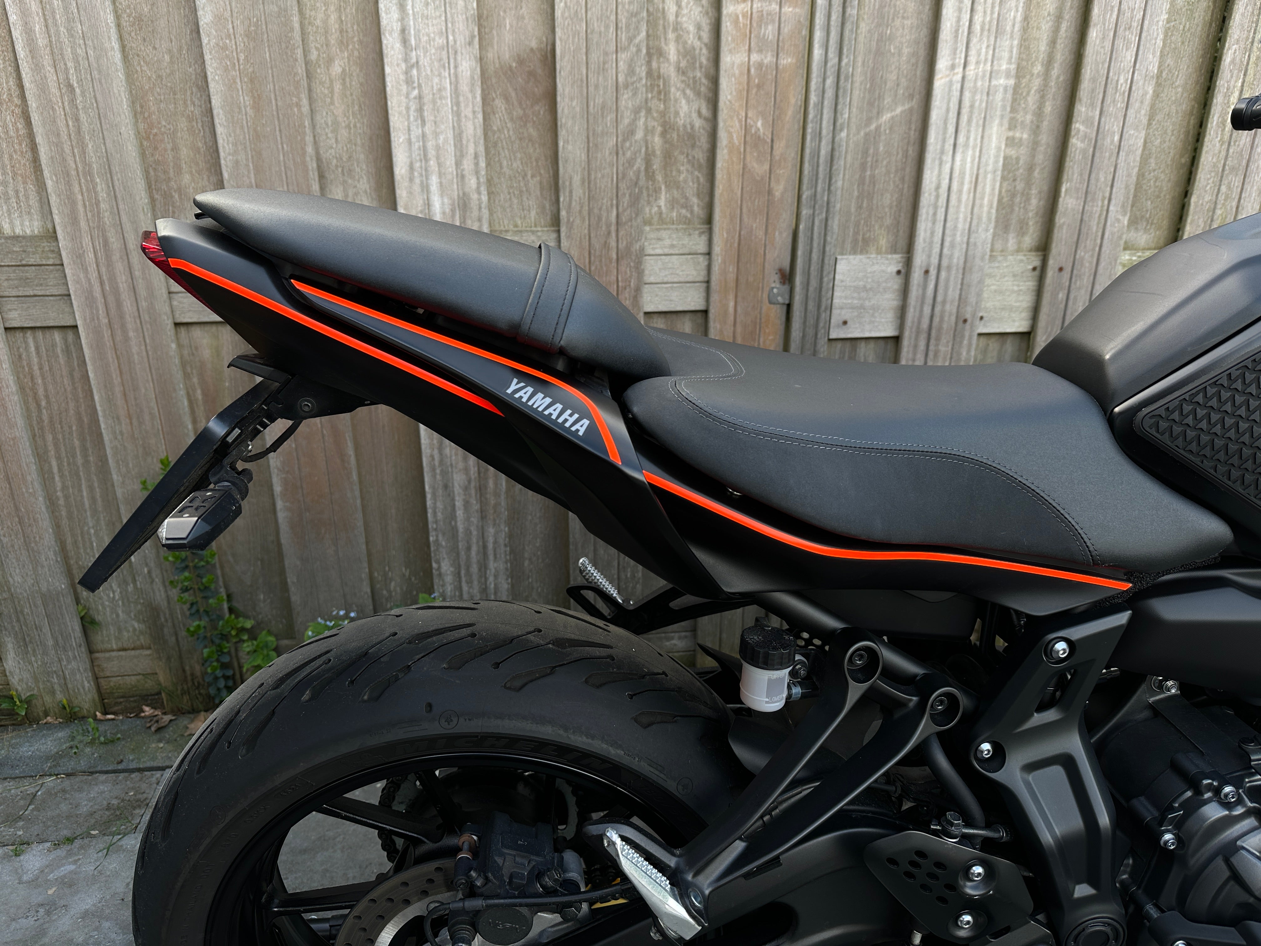 Yamaha MT07 Rear Seat Fender Sticker Set 1.0