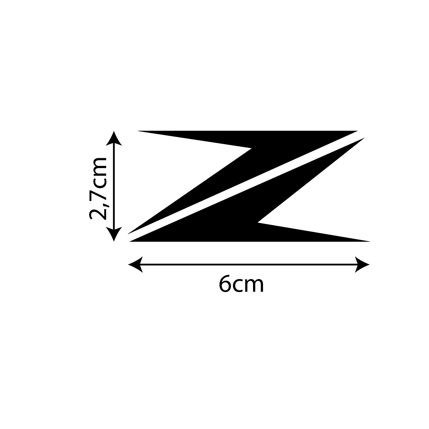 Kawasaki 'Z' Sticker